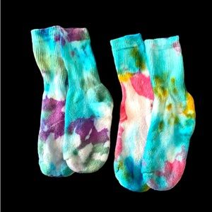 (NEW) hand dyed kids socks (2 set)